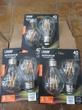 FEIT Electric LED LIGHT BULB VIVID NATURAL 40 WATT A15 LOT OF 6 SOFT WHITE