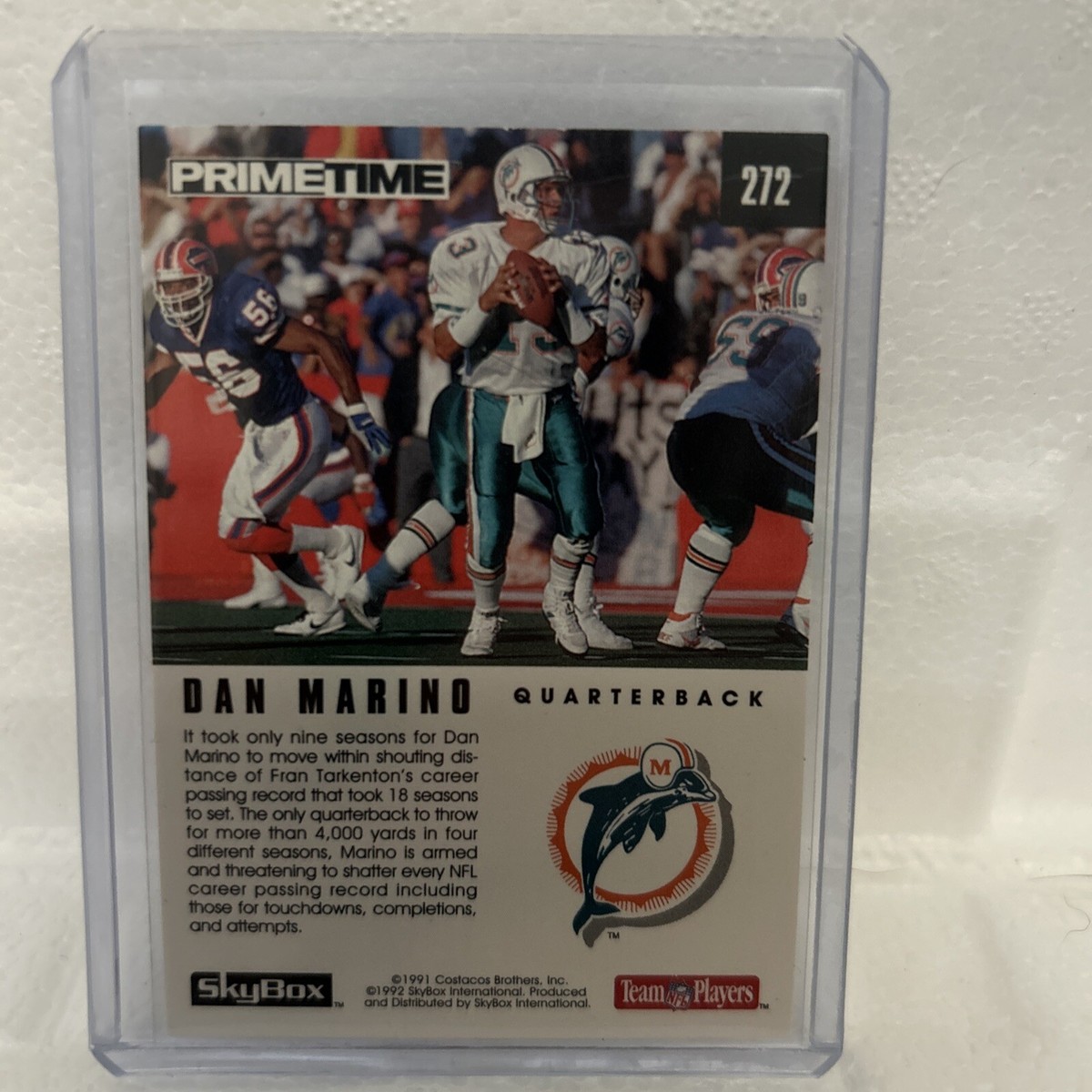 1992 Skybox DAN MARINO Miami Dolphins Armed & Dangerous PrimeTime