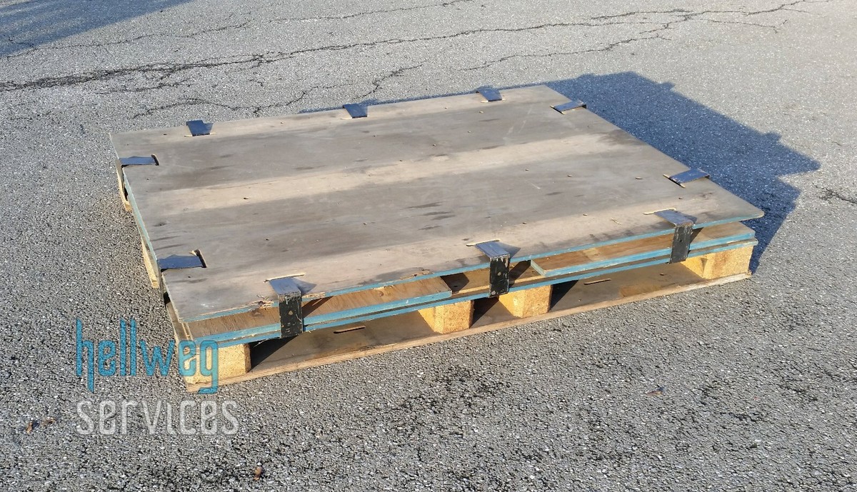 Clip-Lok SimPak Faltbare Holz-Palettenbox – 148x1 Produktbild-Vorschau 2