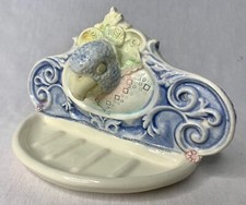 VTG 80s 90s TAP Tacoma Art Pottery David Keyes Bird Soap Dish Holder Sconce