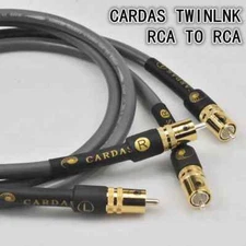 A Pair Oxygen-free Copper OFC Audiophile RCA To RCA Audio Cable Signal Line New