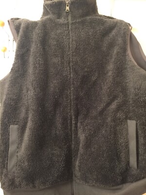 Banana republic Gray mens Sherpa Vest Sleeveless Jacket size XL