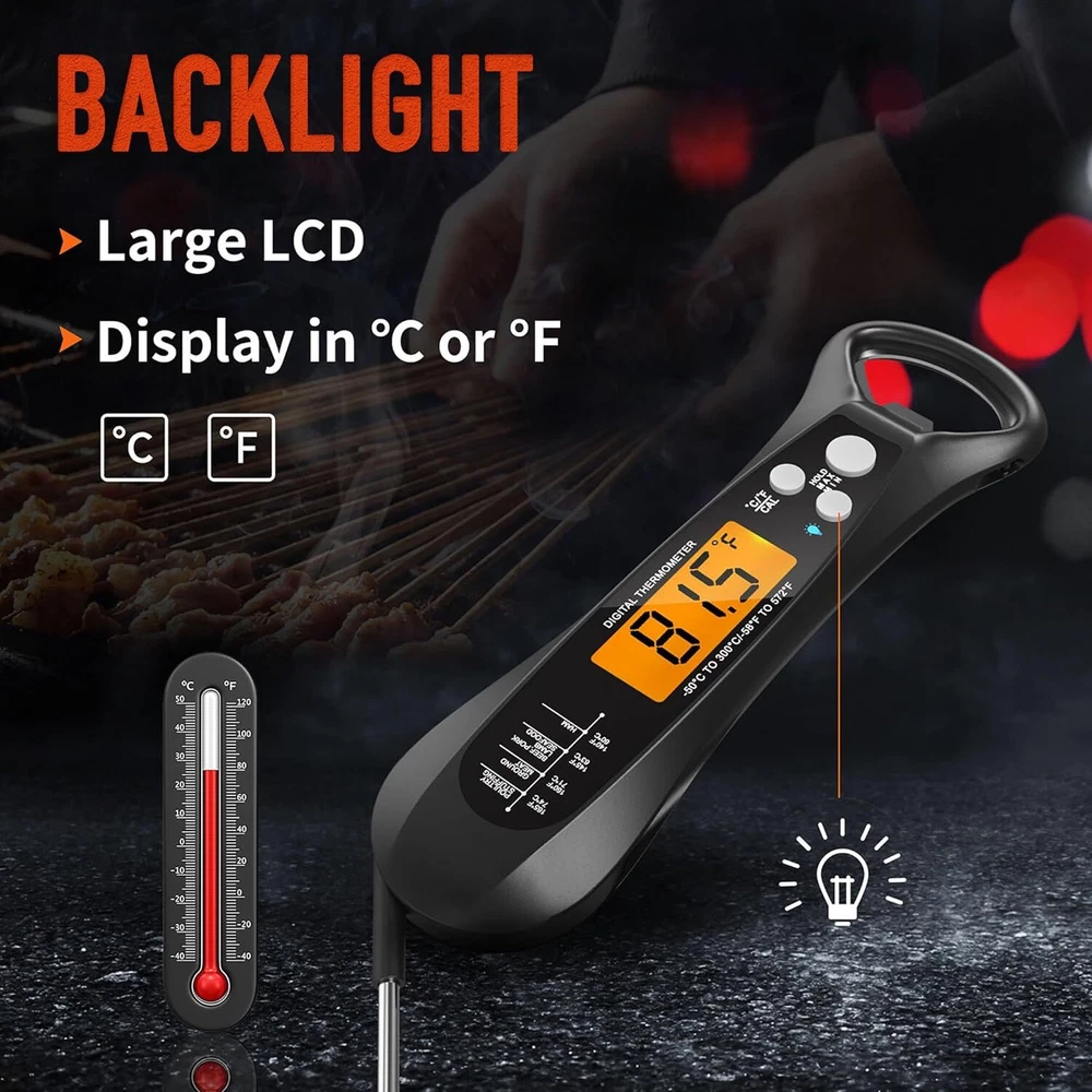 Meat Thermometer Digital, Instant Read Meat Thermometeri for Grill and Cooking,