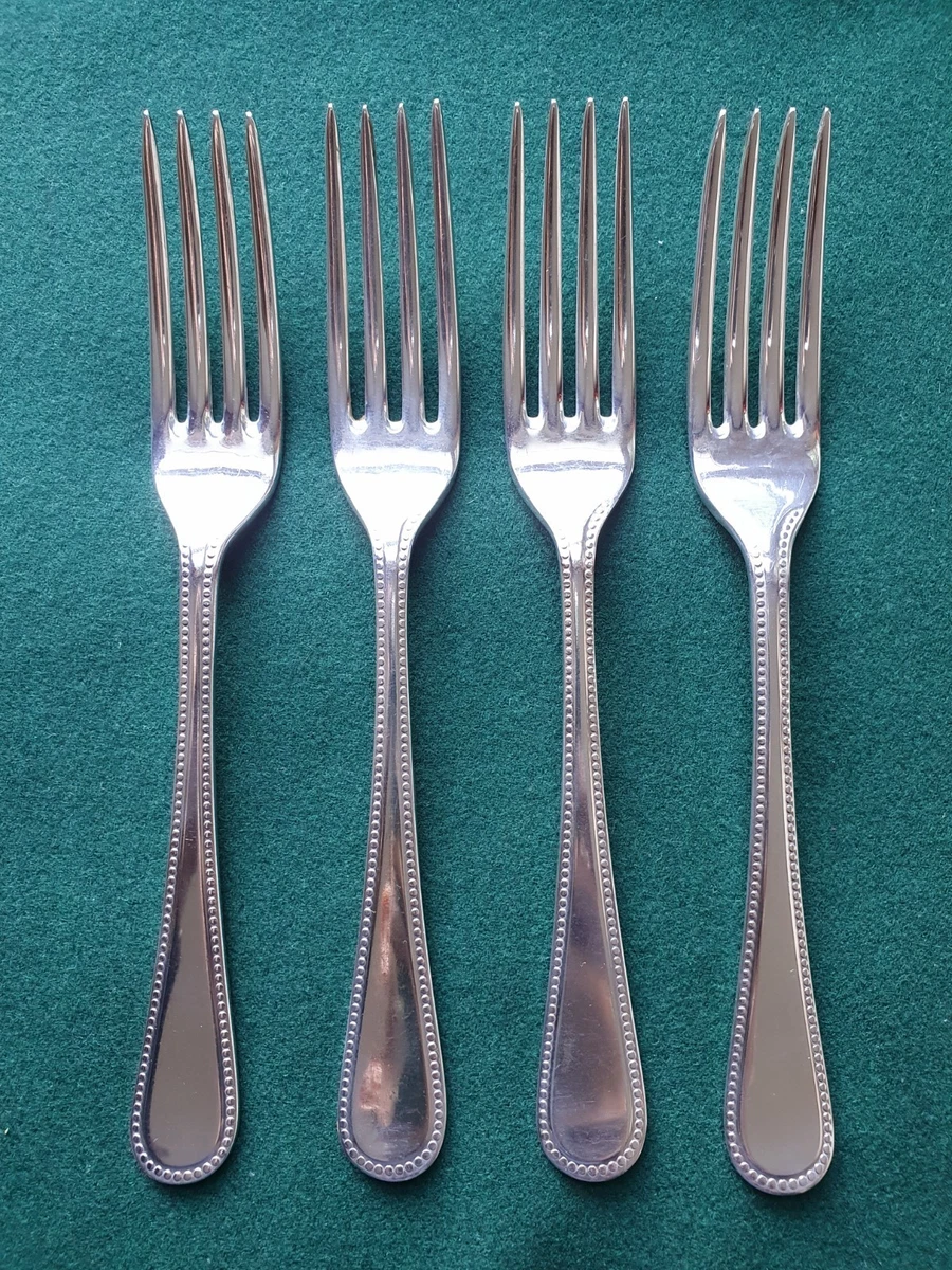 Lot De 12 Fourchettes De Table En Acier Inoxydable Argenté[J5069 Lot De 12 Fourchettes De Table En Acier Inoxydable Argenté[J5069