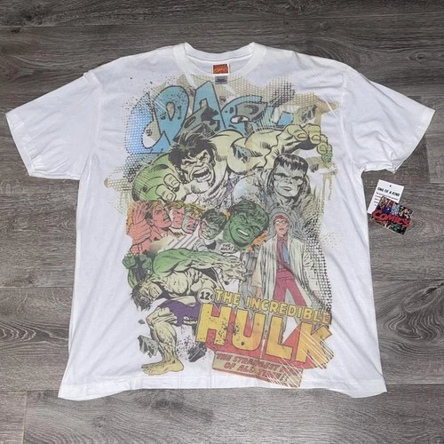 Vintage 2009 Marvel Comics X-Men Wolverine AOP White T-Shirt SIZE XL NWT RARE