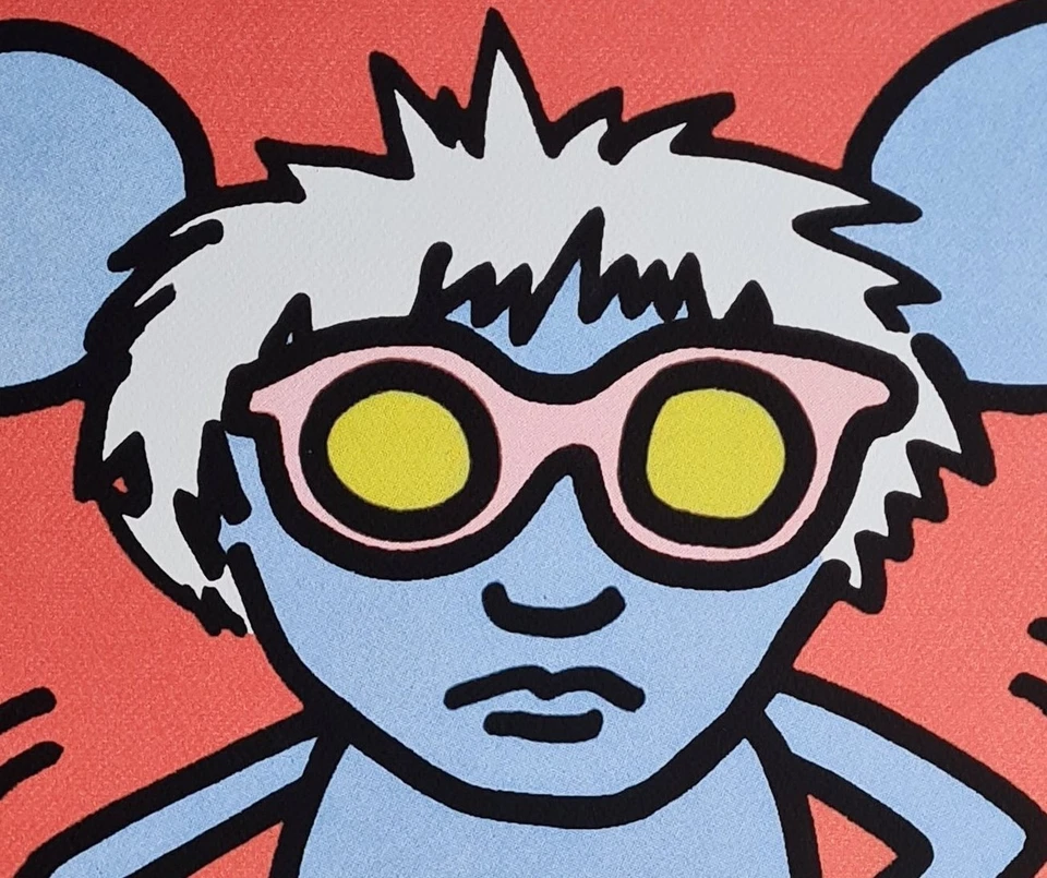 KEITH HARING * Andy Mouse * 70 x 50 cm * signed lithograph * limited # 29/150 - Bild 4 von 4