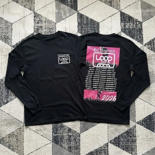 Ed Sheeran Loop Tour 2026 Concert Fan Art Long Sleeve Reprint - product listing photo