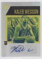 2020 Panini Flux Rookie Signatures Silver Prizm Kaleb Wesson #FRS-KWS Auto 0x06