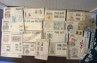 Vintage First Day Covers Stamp Bundle 80+ Isle Of Man Channel Islands 1970s