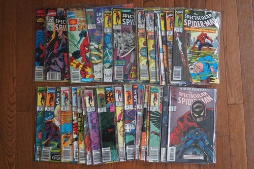 Lot of 40 comics Spectacular Spider-Man Marvel Vintage 1990s McFarlane Larsen