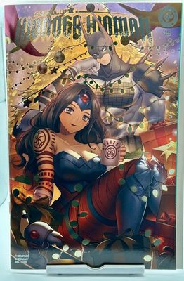 #ad #ad 💎RARE LTD 1000💎ABSOLUTE WONDER WOMAN #15 RACHTA LIN SPOT FOIL CHRISTMAS $44.95