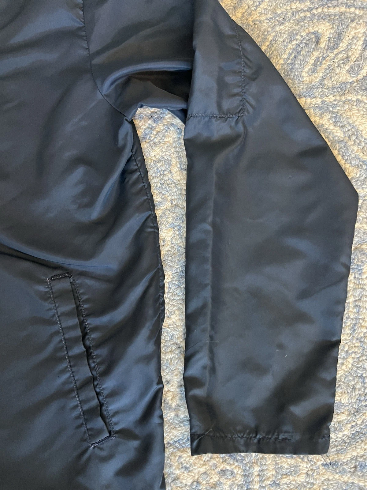 Vintage 60s 70s Chevrolet Bowtie Racing Jacket Nylon Cafe Racer Talon Zip XS USA image 10