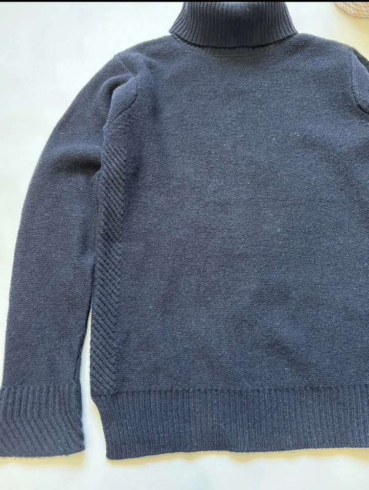 Suéter de lana Allsaints Spitalfields cuello tortuga para hombre pequeño Foto 3 de 4