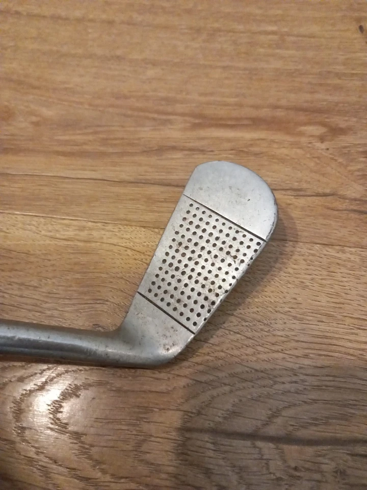 Left Handed Forgan St Andrew's Gold Medal 4 Iron Golf Vintage Scotland Rustless - Image 2 of 4