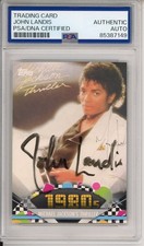 2011 Topps American Pie Michael Jackson Thriller John Landis SIGNED PSA DNA COA