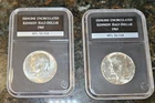 Lot of 2: 1965 & 1969 Kennedy Half Dollars - 40% Silver - GEM Uncirculated