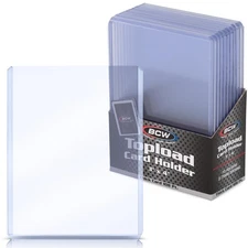 BCW 108 PT. Thick Card Topload Holder - Pack of 1 | Durable Rigid PVC Topload...