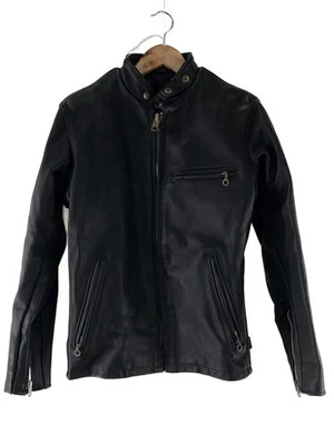 Schott Single Riders Chaqueta 34 Cuero Negro 4149 - Imagen 1 de 4