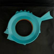 VTG Plate Mate Fish Lot Of 4 Camping Picnic BBQ RV Camper Paper Plate Holders