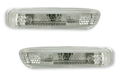 Seitenblinker Set für 3er BMW E46 Limousine Touring Coupe Cabrio Weiß Blinker - Bild 1 von 4