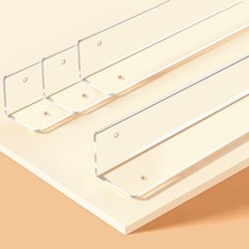 Corner Guard, Pre-Drilled Clear Wall Corner Protector with Screws, L-Shaped T...