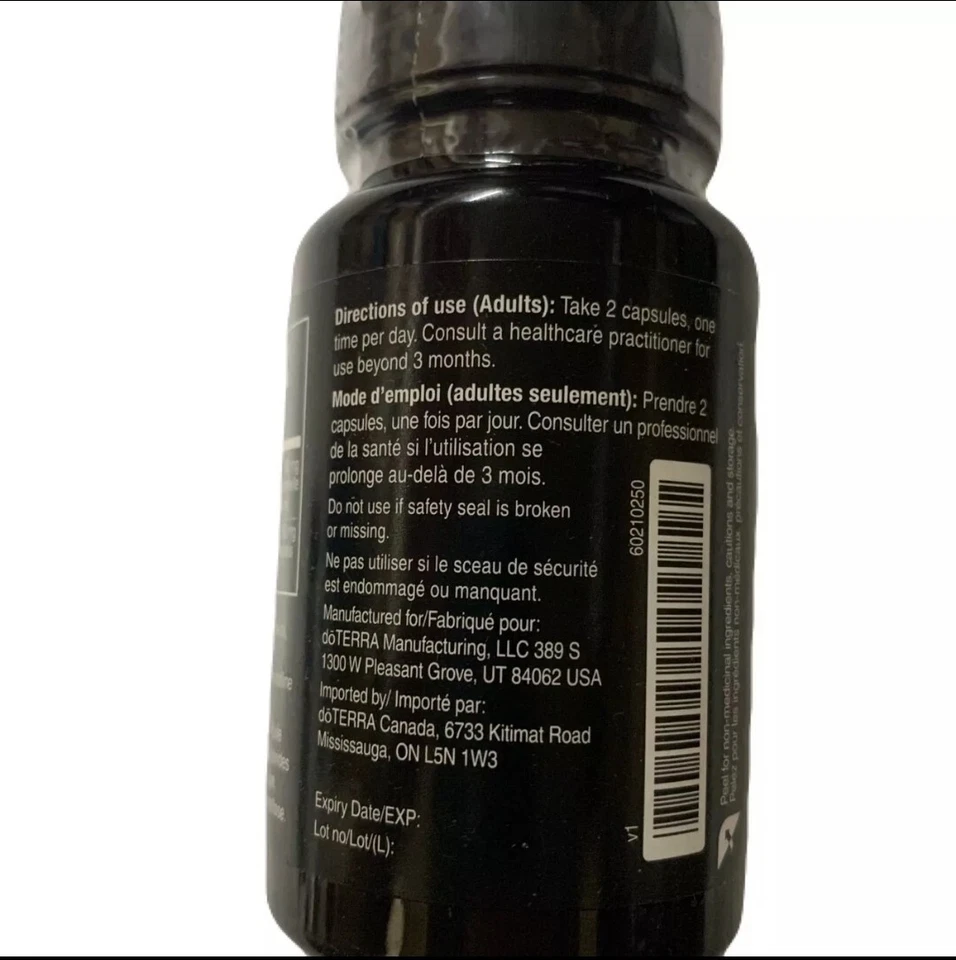 Cápsulas de Cúrcuma Doble Cámara doTerra 60 ct 30 Días NUEVO SELLADO - ENVÍO GRATUITO Foto 3 de 3