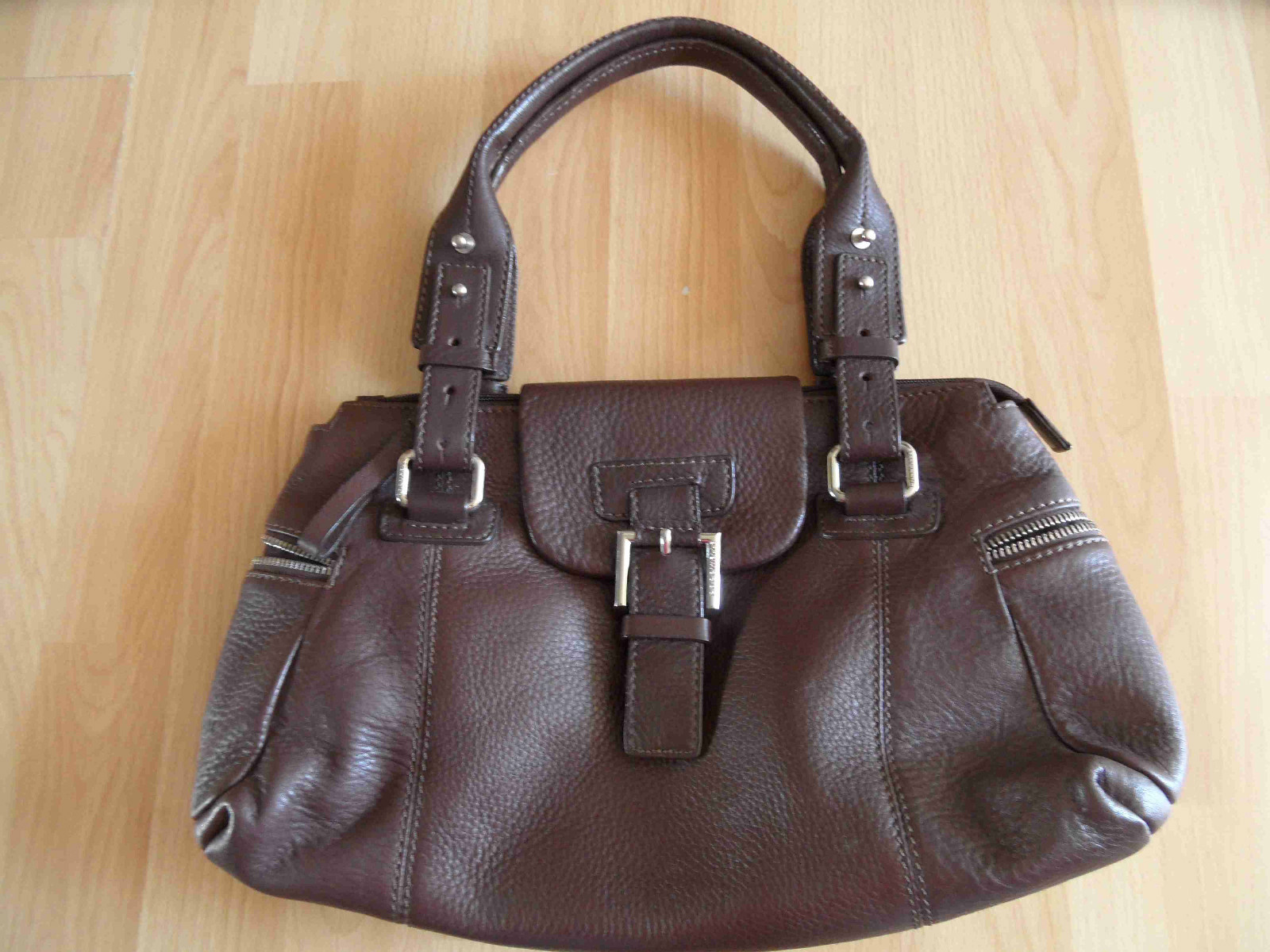 COCCINELLE schöne Henkeltasche braun Leder TOPzustand 1015