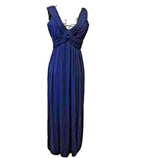 Max Edition Maxi Dress Small Women's Navy Blue Sleeveless
