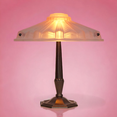 Original ART DECO Desk Lamp ''DALLAS TIMES'' Circa 1920