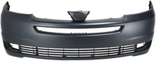 (1) Bumper Cover for 2004-2005 Toyota Sienna CE Front  