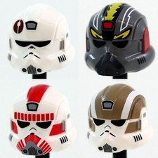 Clone Army Customs Engineer Helmet for Star Wars Minifigures -Pick Style -