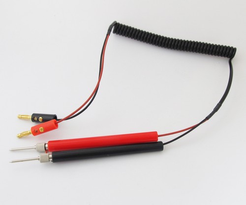 5pcs Dual Gold 4mm Banana Plug to Multimeter Test Probes Stretching ...