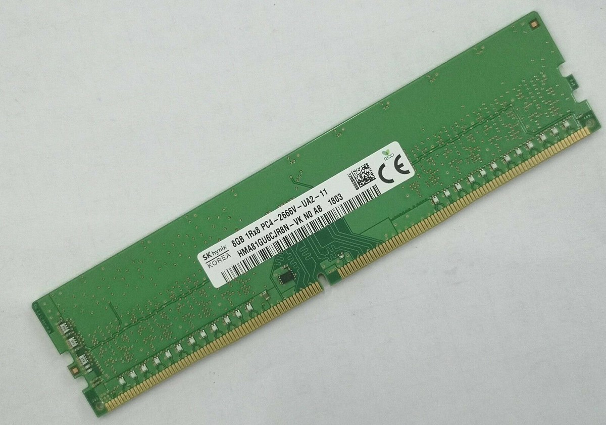 SK hynix 8GB DDR4 2666MHz Desktop RAM 1Rx8 PC4-2666V HMA81GU6CJR8N