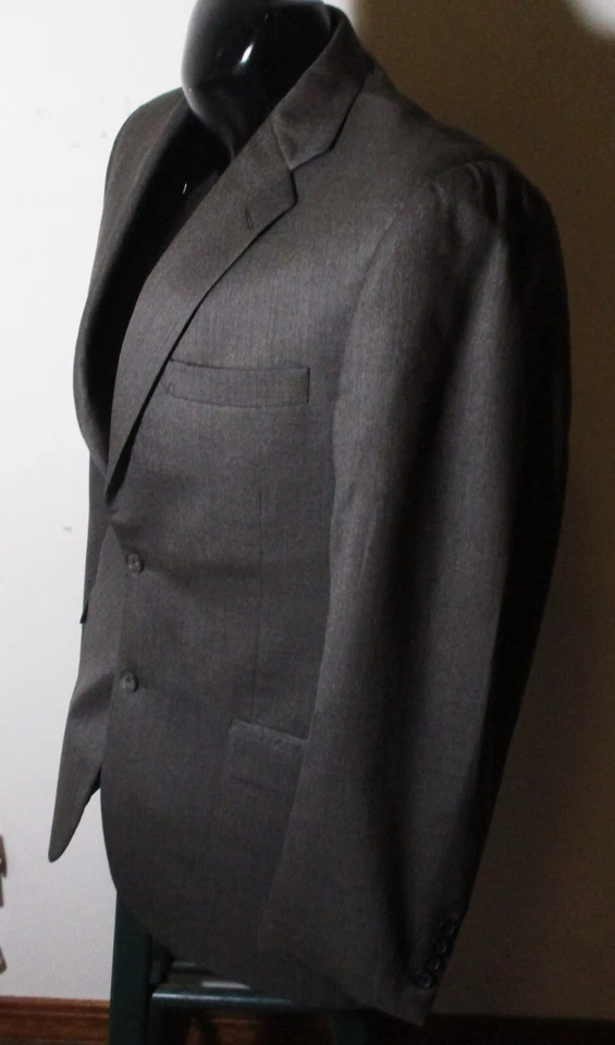 40R BURBERRY London Brown Wool Blazer Suit Jacket Size 40R - Image 4 of 4
