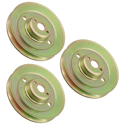 Caltric M163464 M154394 Spindle Pulleys For John Deere Z425 Z435 Z445 54'' 48''