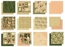 Graphic 45 Portrait of a Lady Collection 12" Cardstock PICK Sophia Grace Beauty