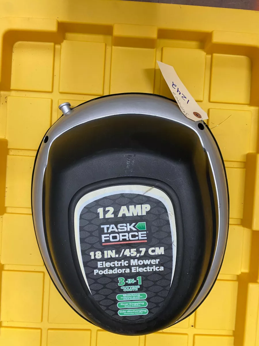Task force 12 online amp electric mower