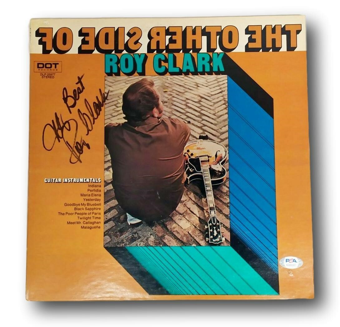 Roy Clark Signed Album The Other Side Of Roy Autographed PSA/DNA AG55557 