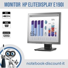 Monitor HP EliteDisplay E190i Schermo 19" Per PC DESKTOP  1280x1024   5:4