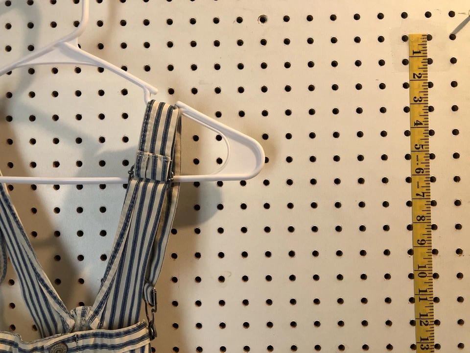 Mono True Religion para mujer talla S/P pequeño blanco azul prendedor a rayas Foto 2 de 4