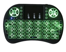 Mini Wireless Replacement  Keyboard Touchpad Mouse LED Backlit Tv Box