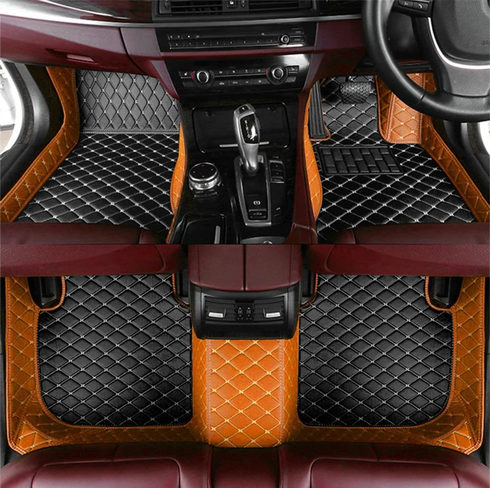 3D Luxury Custom Car Floor Mats Right rudder For Toyota Prius 2000-2024 Black - image 2 of 4