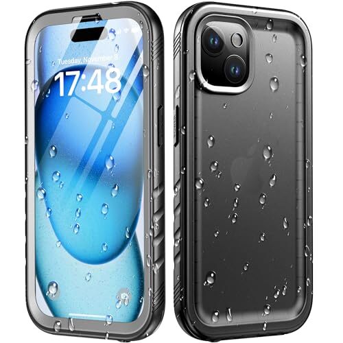 Cozycase for iPhone 15 Case Waterproof - 360 Heavy Duty with Screen/Camera Pr...-image