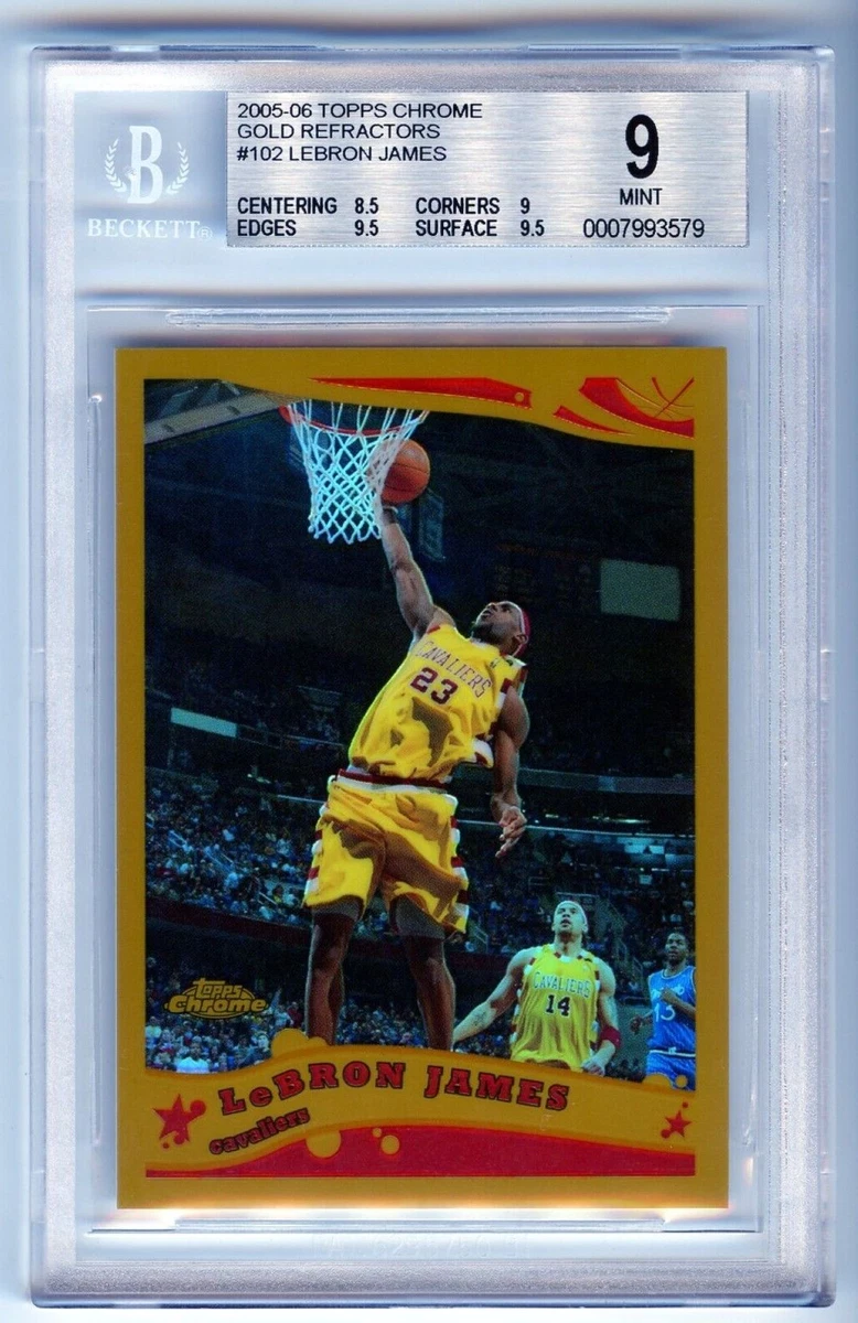 Topps Chrome LeBron James 2005-06 #102 Just Listed 2026