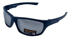 Timberland Sunglass Mens Matte Blue Plastic Wrap, Mirror Lens TB7267. 91C