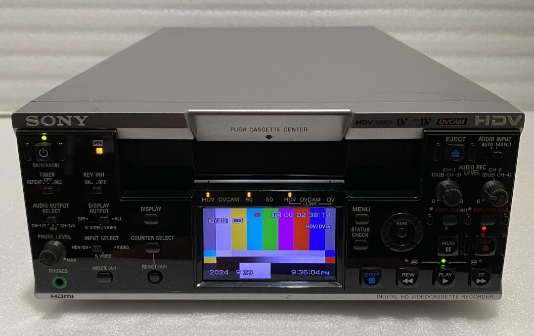 SONY HDV Deck HVR-M25AJ Professional Recorder DVCAM AC100V 