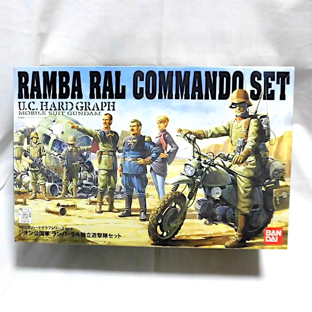 BANDAI U.C. Hard Graph Zeon Army Ramba Ral Commando Set 1/35 Scale
