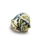 Mexican Biker cross guns Ring silver 925 brass cowboy West horse Skull Vintage