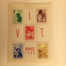 European Postage Stamp Collection 1947-1949, Hungary, Liechtenstein, Switzerland