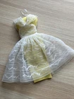 Vintage Mattel Barbie Fashion Orange Blossom 987 - Original 1961 Dress Set